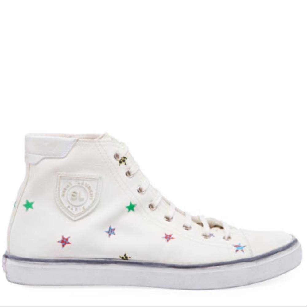 Saint Laurent Bedford Star High Top Sneaker - Picture 4 of 5